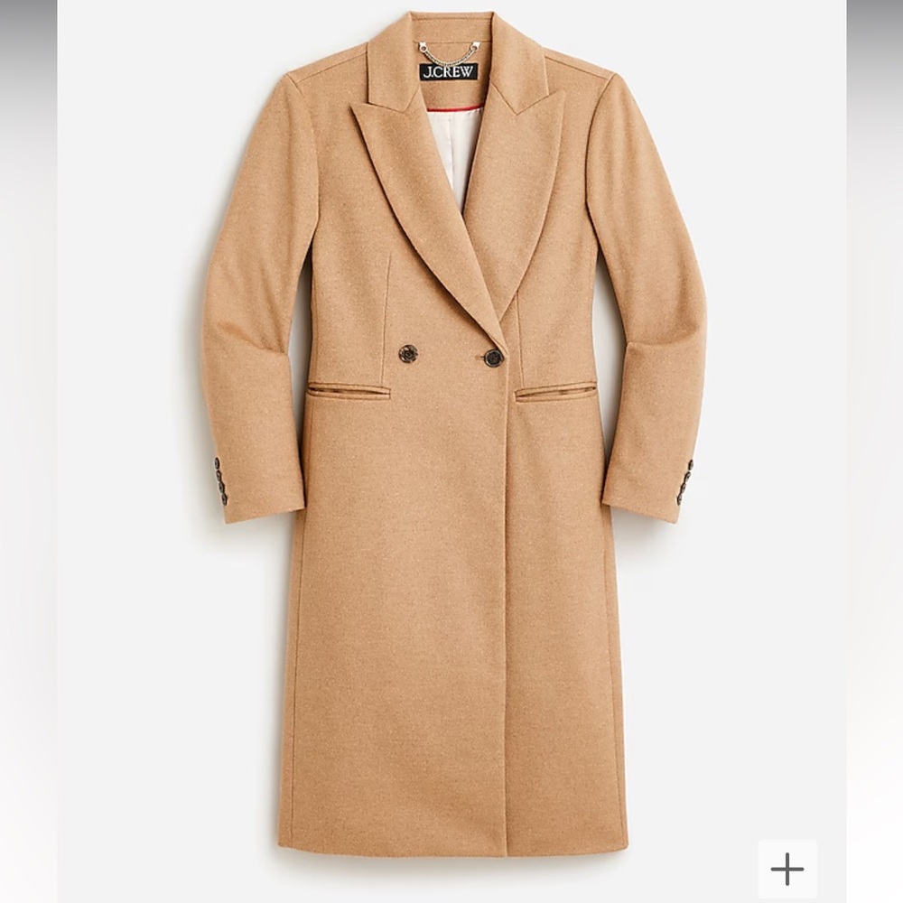 $398 J Crew Mirabelle topcoat size 24